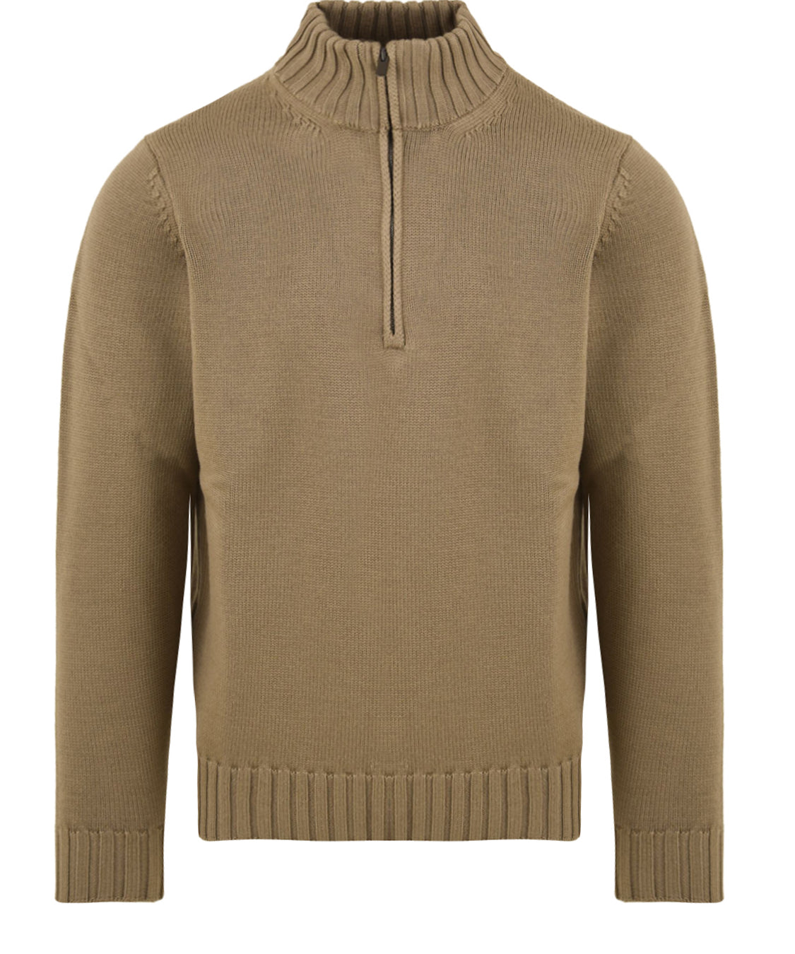 Maglione mezza zip FILIPPO DE LAURENTIIS Uomo - Beige