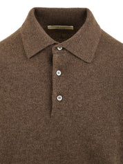 Polo manica lunga FILIPPO DE LAURENTIIS Uomo - Marrone