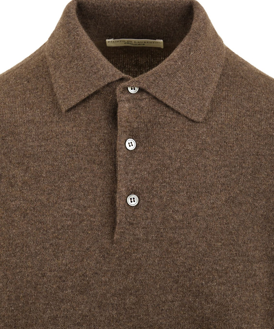 Polo manica lunga FILIPPO DE LAURENTIIS Uomo - Marrone