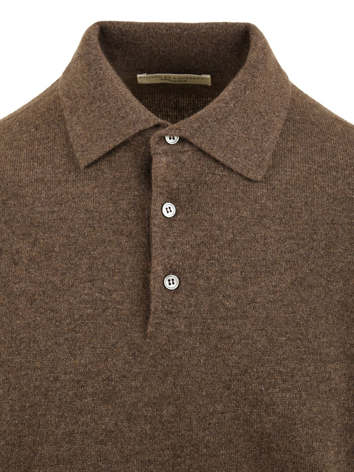 Polo manica lunga FILIPPO DE LAURENTIIS Uomo - Marrone