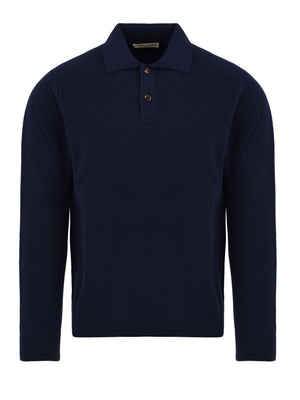Polo manica lunga FILIPPO DE LAURENTIIS Uomo - Blue