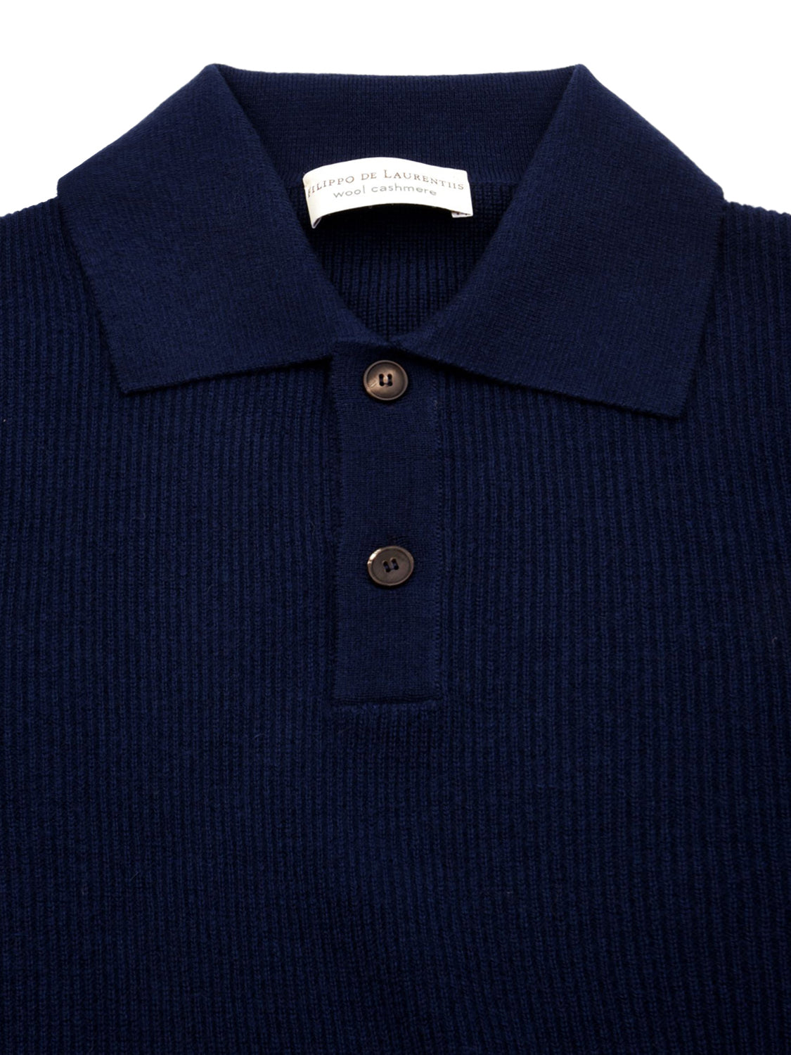 Polo manica lunga FILIPPO DE LAURENTIIS Uomo - Blue