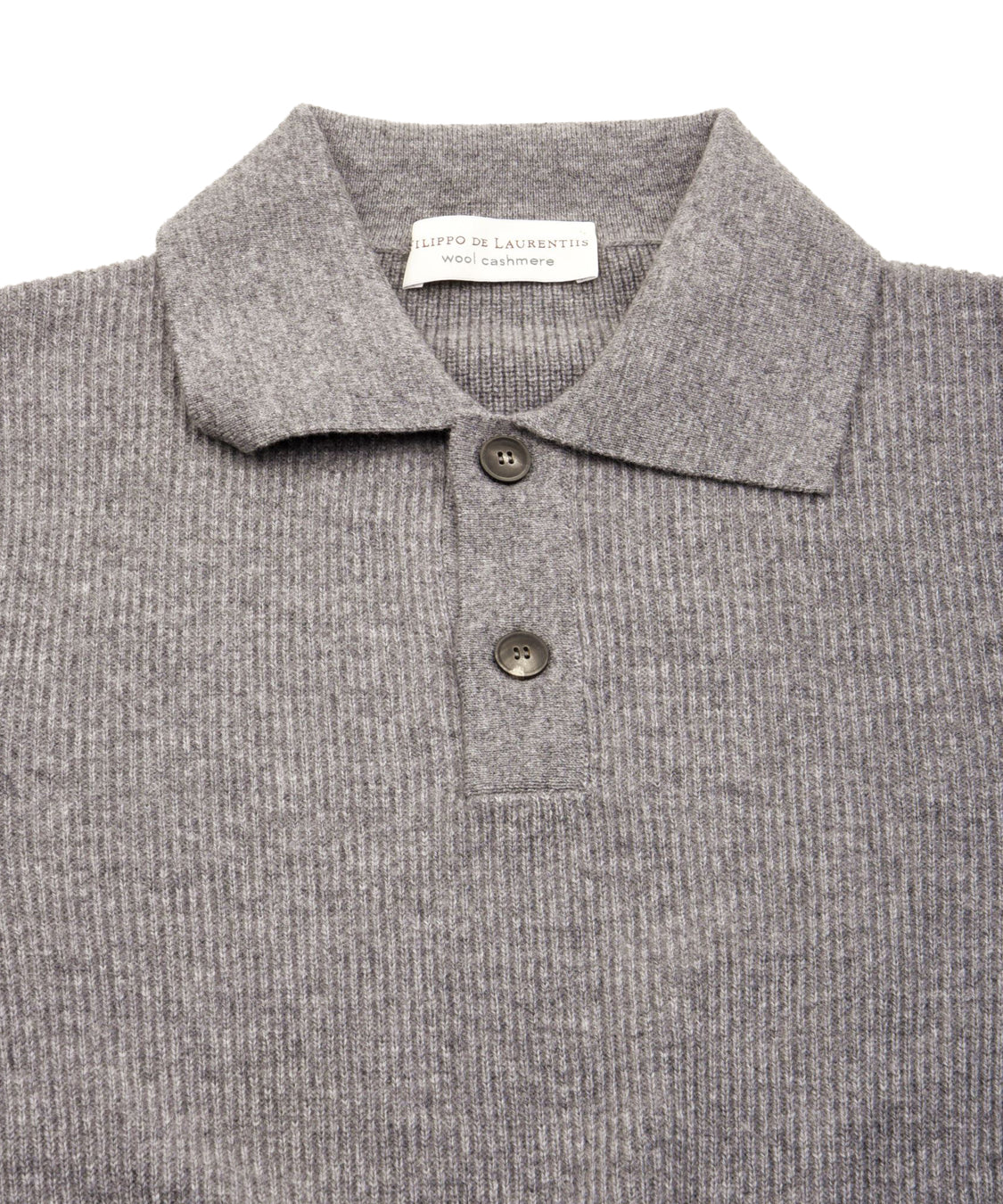 Polo manica lunga FILIPPO DE LAURENTIIS Uomo - Grigio