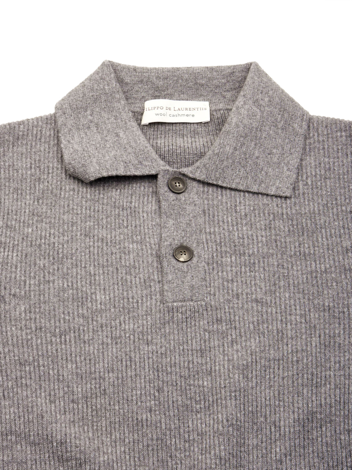 Polo manica lunga FILIPPO DE LAURENTIIS Uomo - Grigio