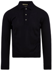 Polo paramontura manica lunga FILIPPO DE LAURENTIIS Uomo - Blue