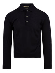 Polo paramontura manica lunga FILIPPO DE LAURENTIIS Uomo - Blue