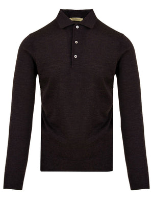 Polo paramontura manica lunga FILIPPO DE LAURENTIIS Uomo - Grigio