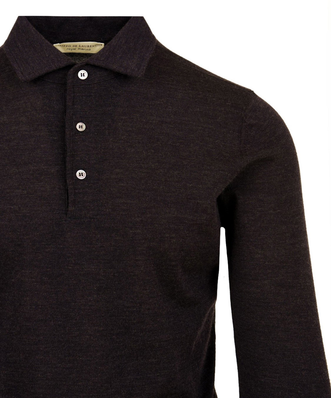 Polo paramontura manica lunga FILIPPO DE LAURENTIIS Uomo - Grigio