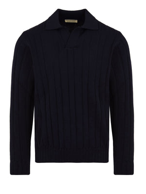 Polo Skipper manica lunga FILIPPO DE LAURENTIIS Uomo - Blue