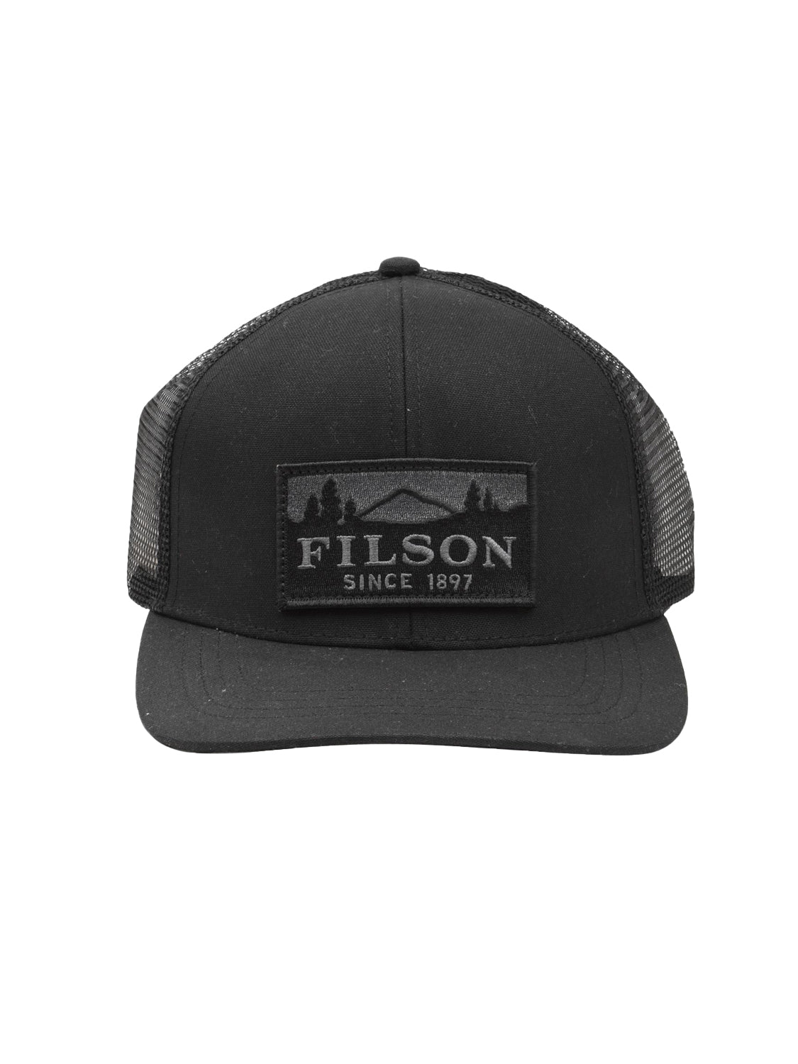 Cappello Logger Mesh Oil Finish Tin Cloth FILSON Uomo - Nero
