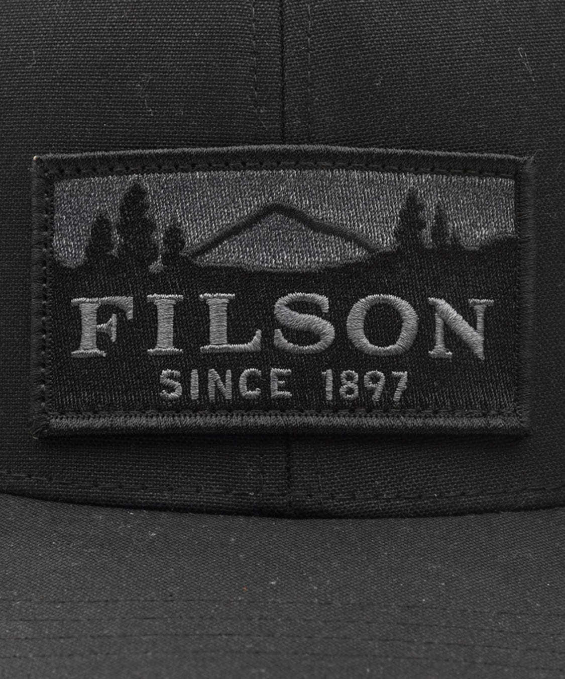 Cappello Logger Mesh Oil Finish Tin Cloth FILSON Uomo - Nero