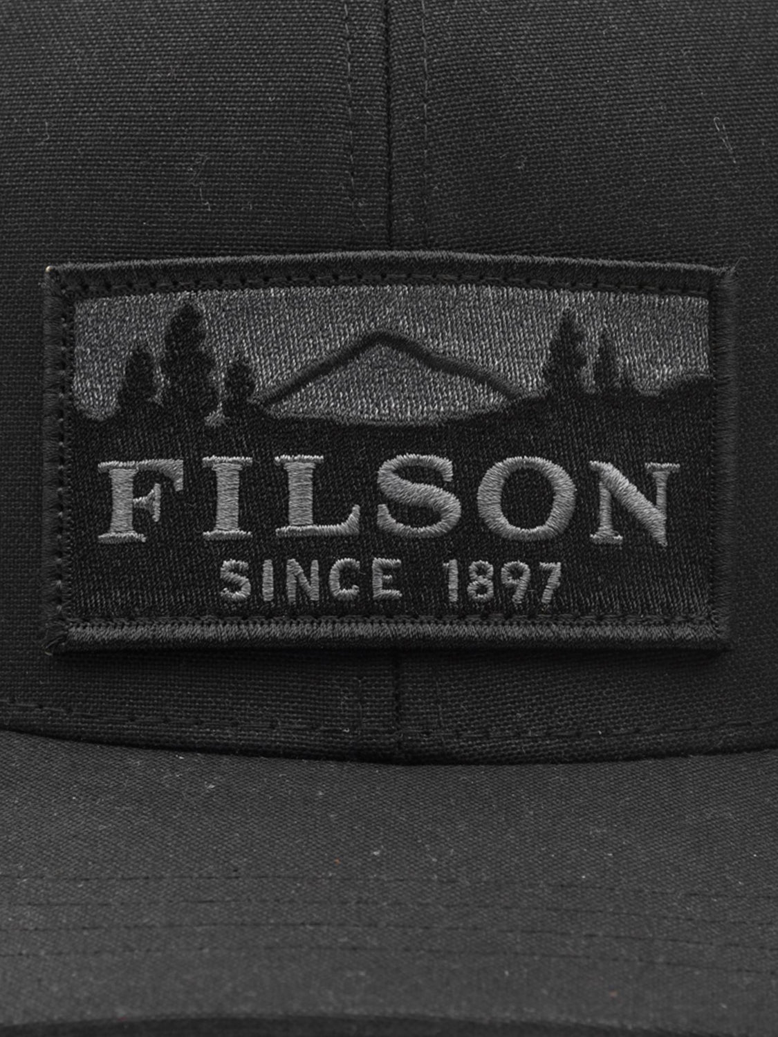 Cappello Logger Mesh Oil Finish Tin Cloth FILSON Uomo - Nero