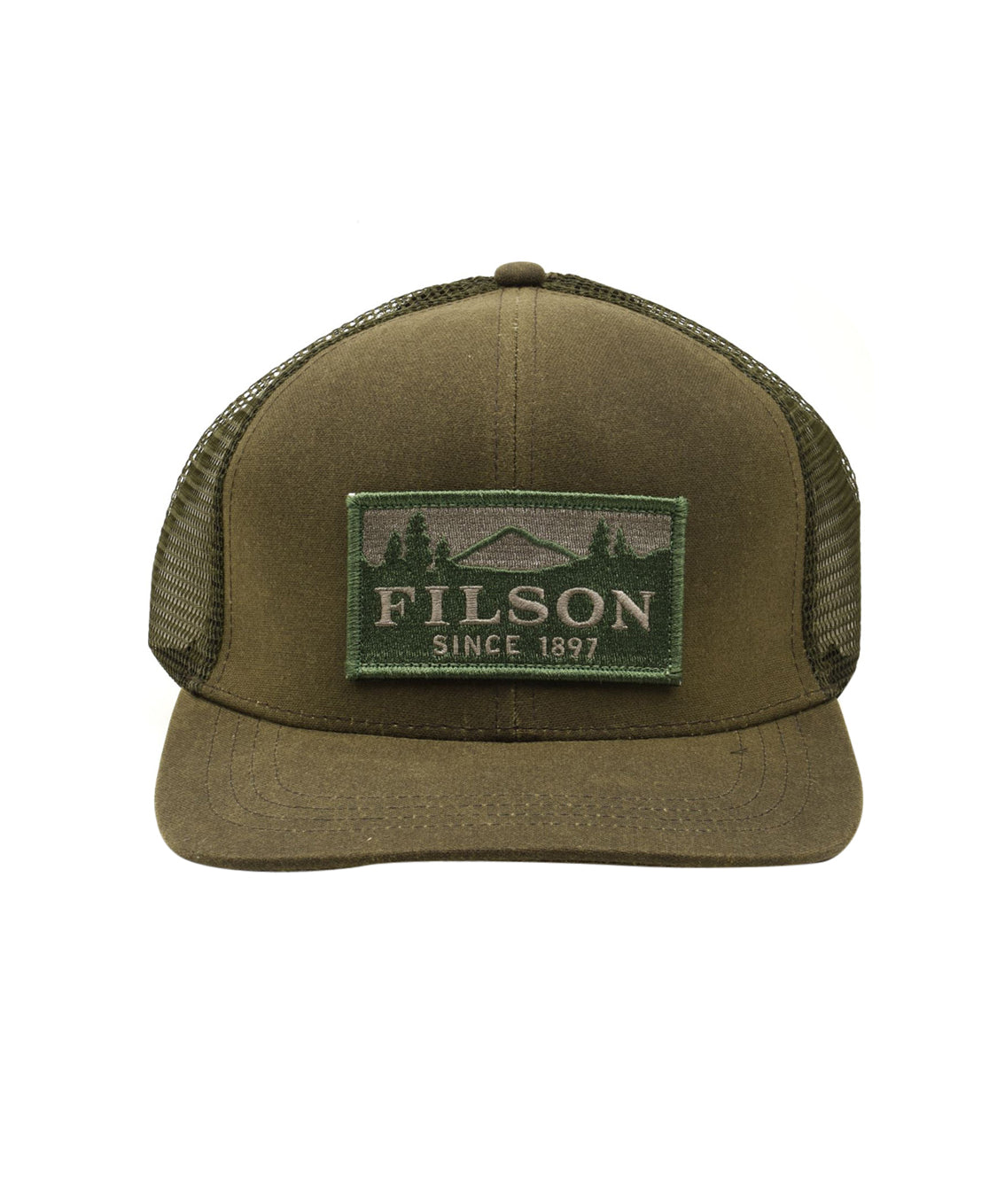 Cappello Logger Mesh Oil Finish Tin Cloth FILSON Uomo - Verde