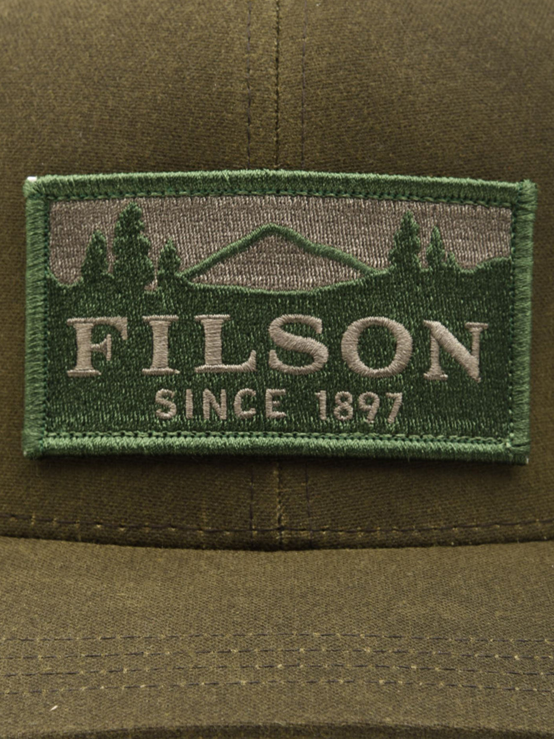 Cappello Logger Mesh Oil Finish Tin Cloth FILSON Uomo - Verde