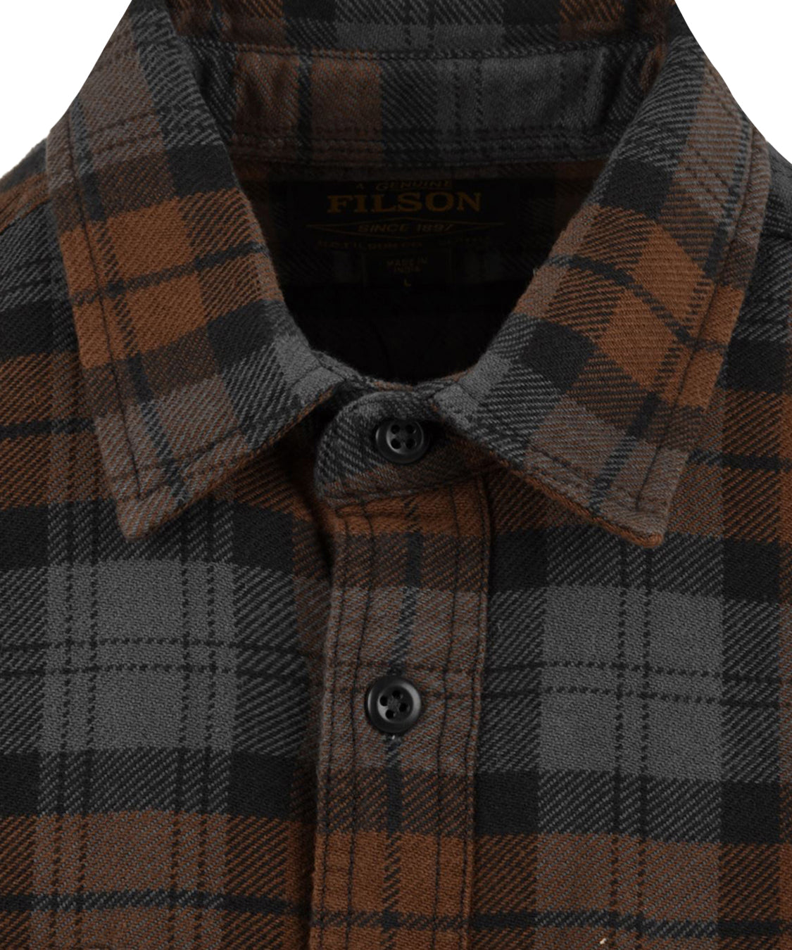 Camicia Vintage Flannel Work FILSON Uomo - Marrone