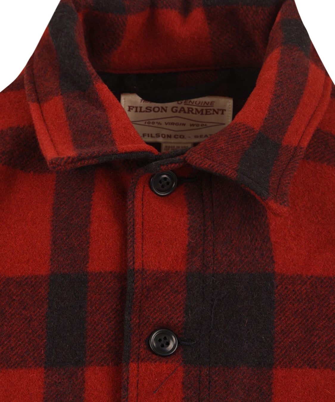 Giacca Mackinaw Cruiser FILSON Uomo - Rosso