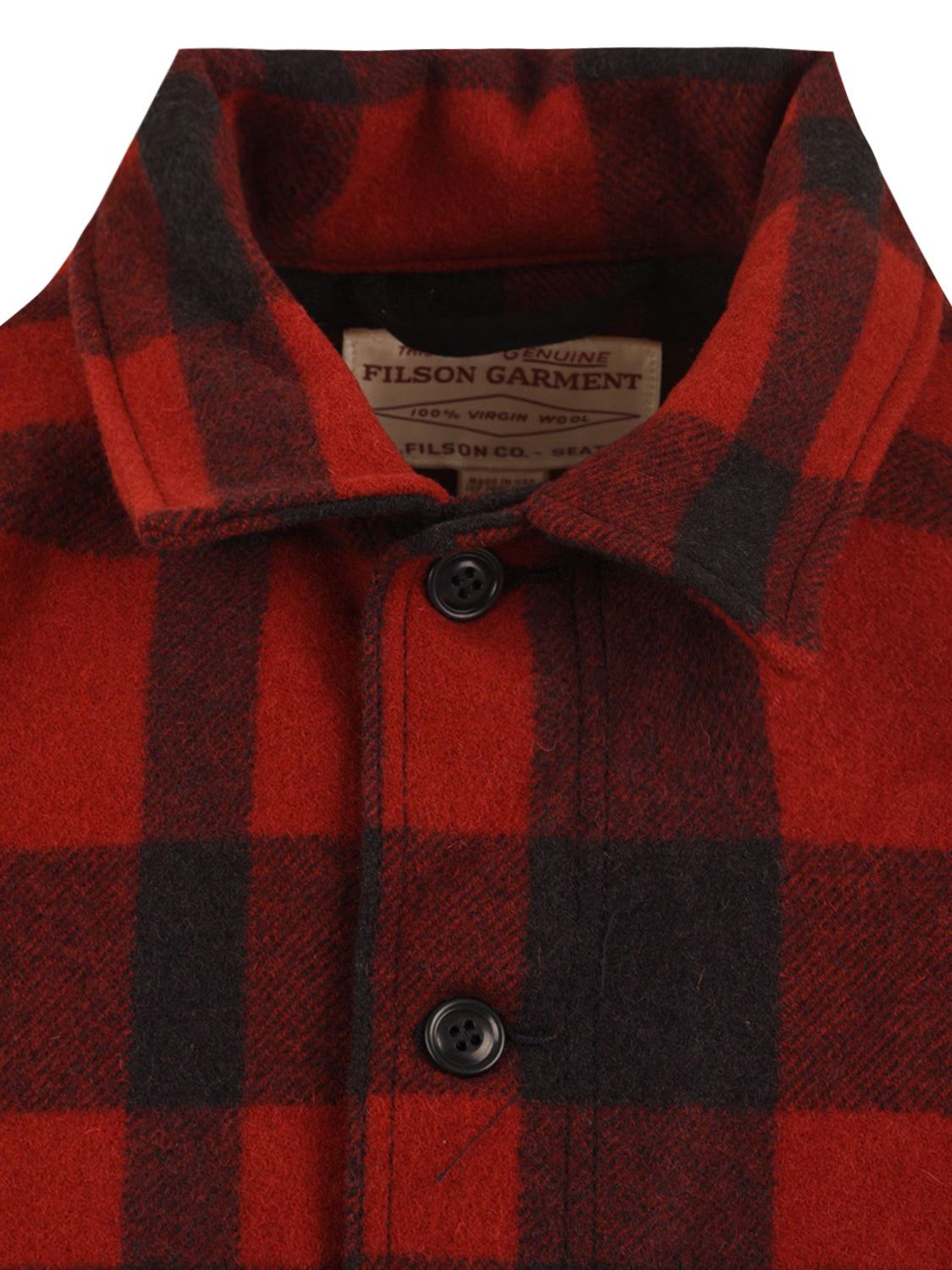 Giacca Mackinaw Cruiser FILSON Uomo - Rosso