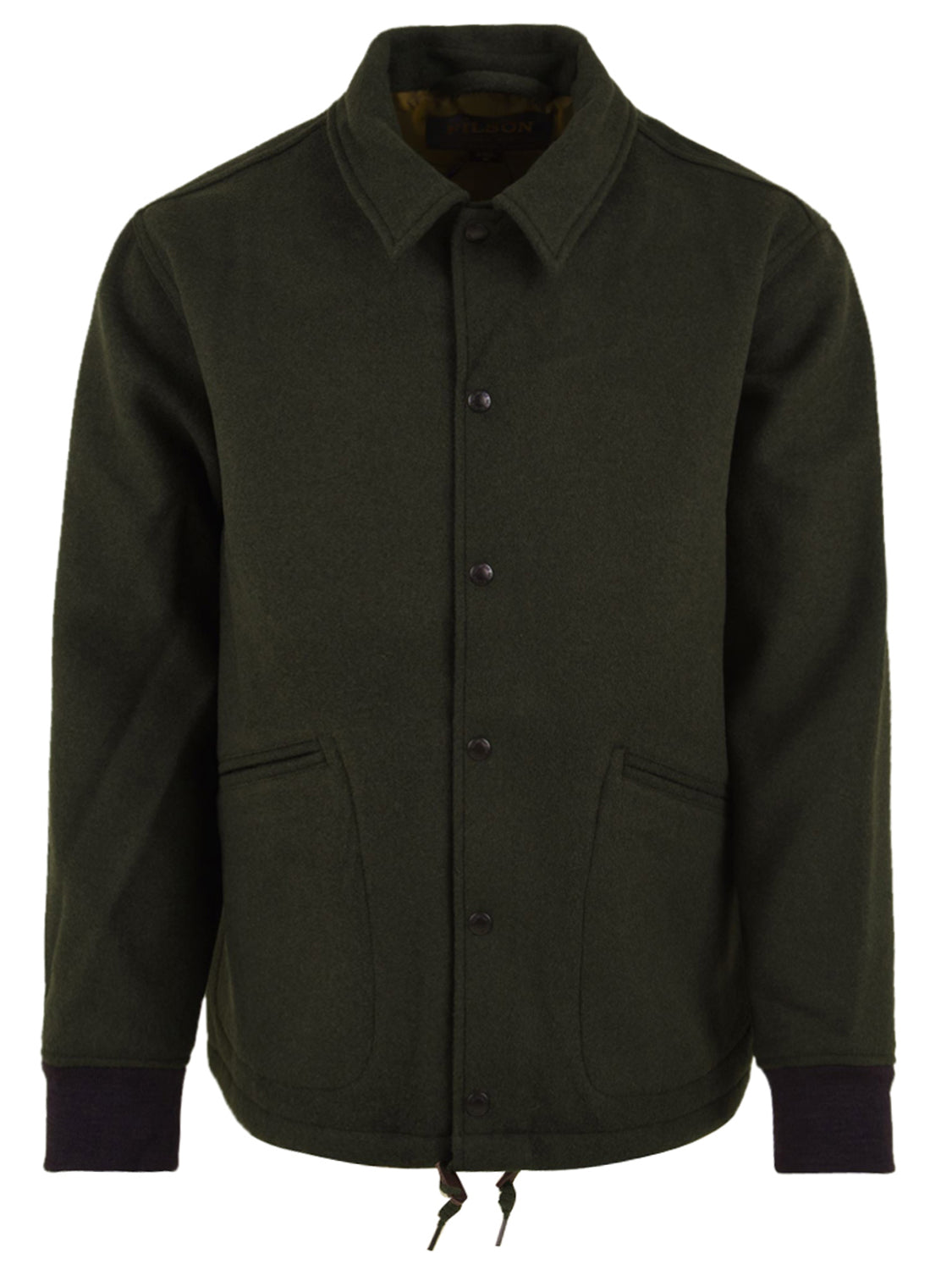 Cappotto Corto Mackinaw Wool Coach's FILSON Uomo - Verde