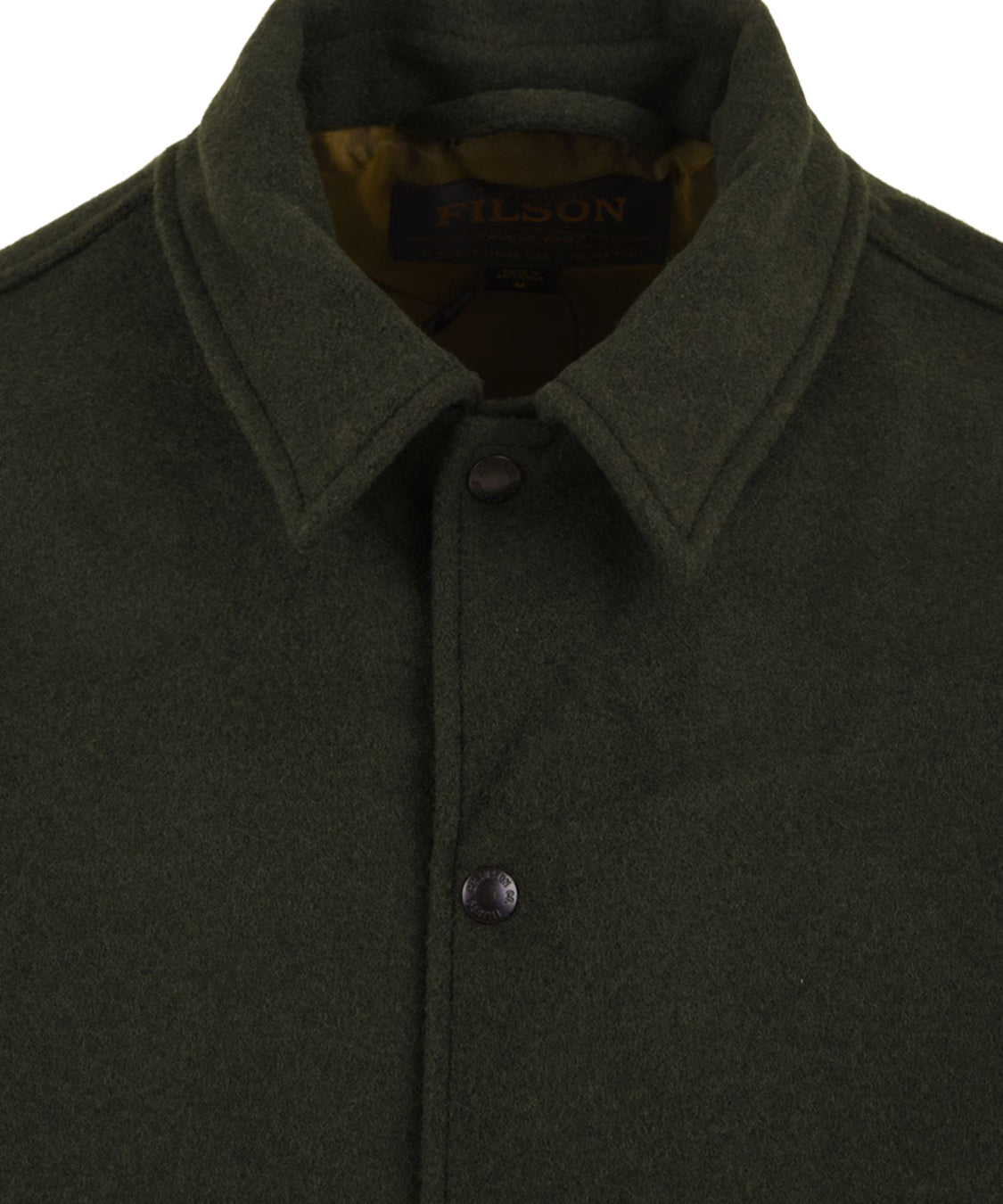 Cappotto Corto Mackinaw Wool Coach's FILSON Uomo - Verde