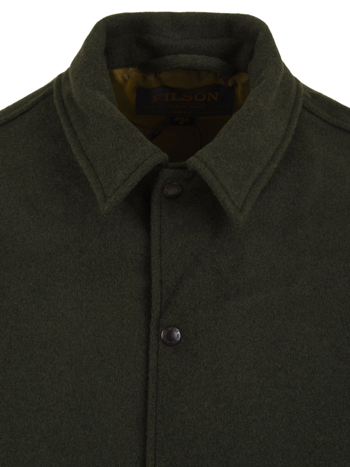 Cappotto Corto Mackinaw Wool Coach's FILSON Uomo - Verde