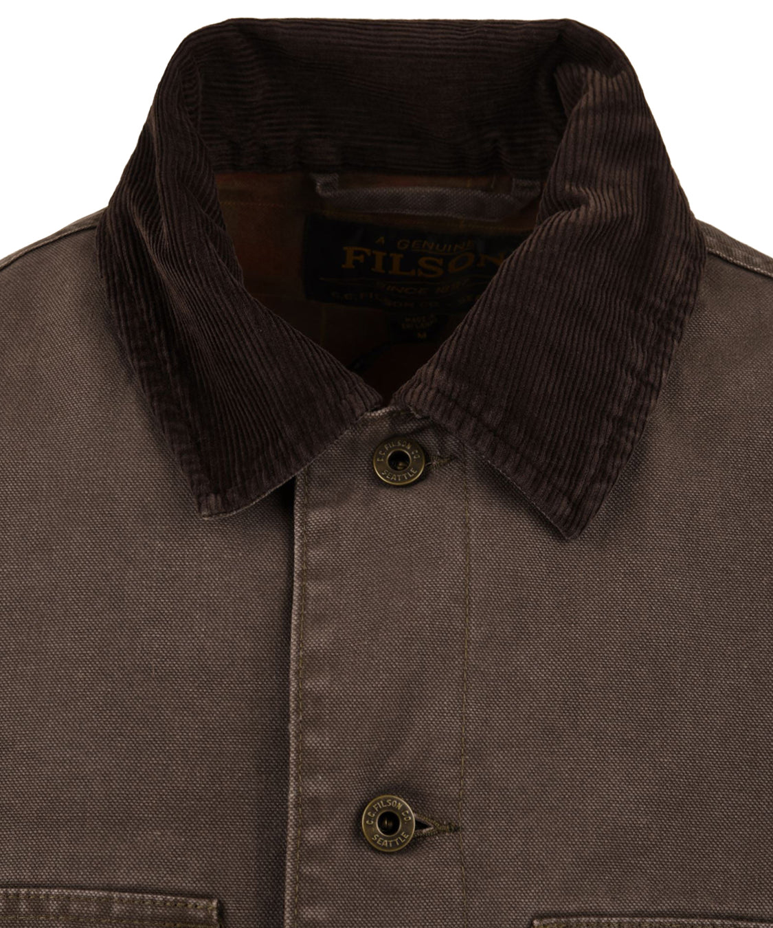 Giubbotto Rustic Canvas Journeyman FILSON Uomo - Marrone