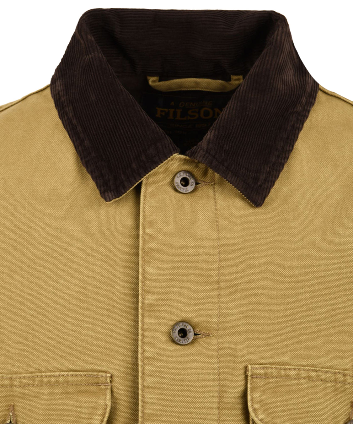 Giubbotto Rustic Canvas Journeyman FILSON Uomo - Beige