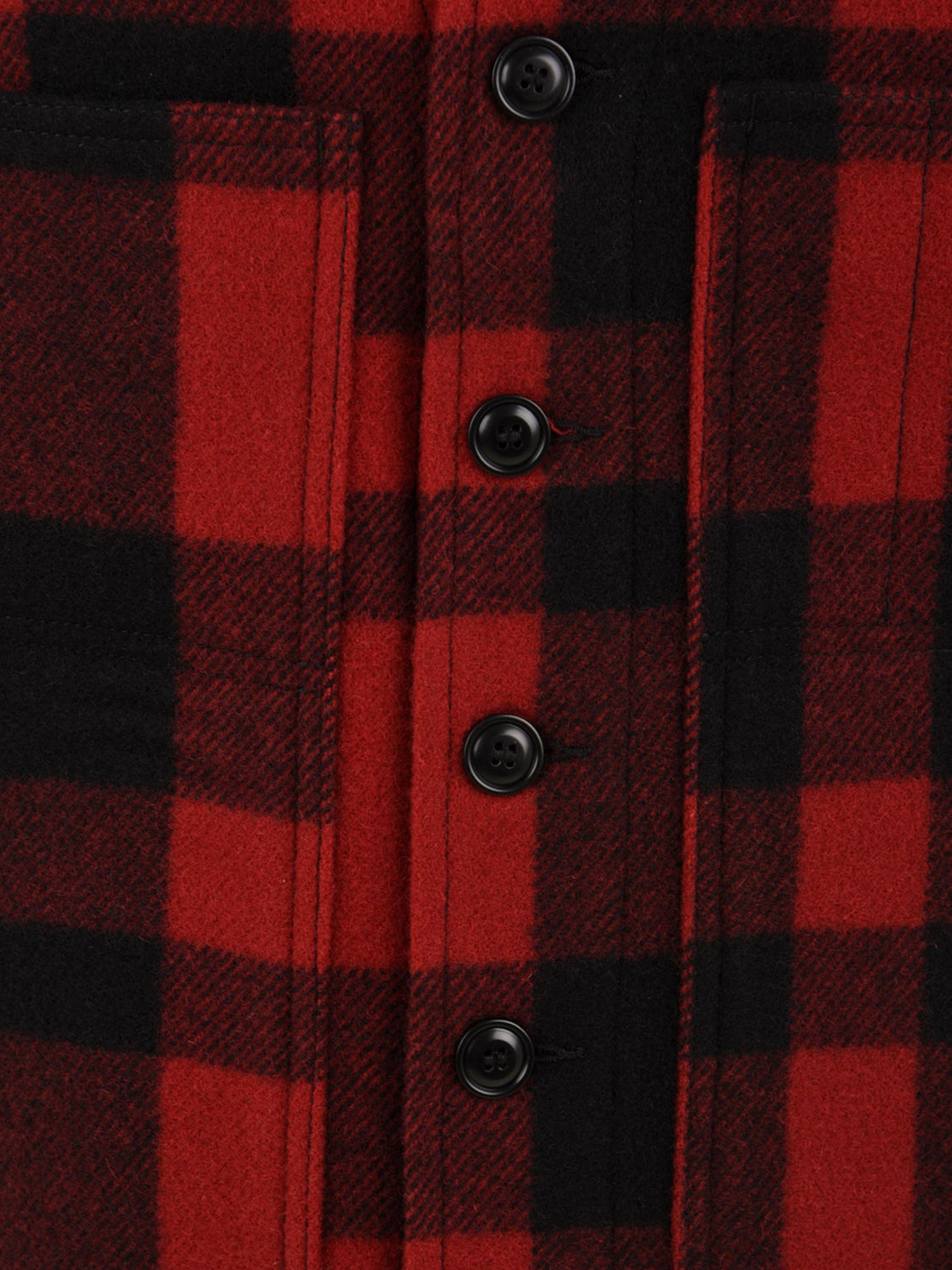 Gilet Mackinaw Wool FILSON Uomo - Rosso