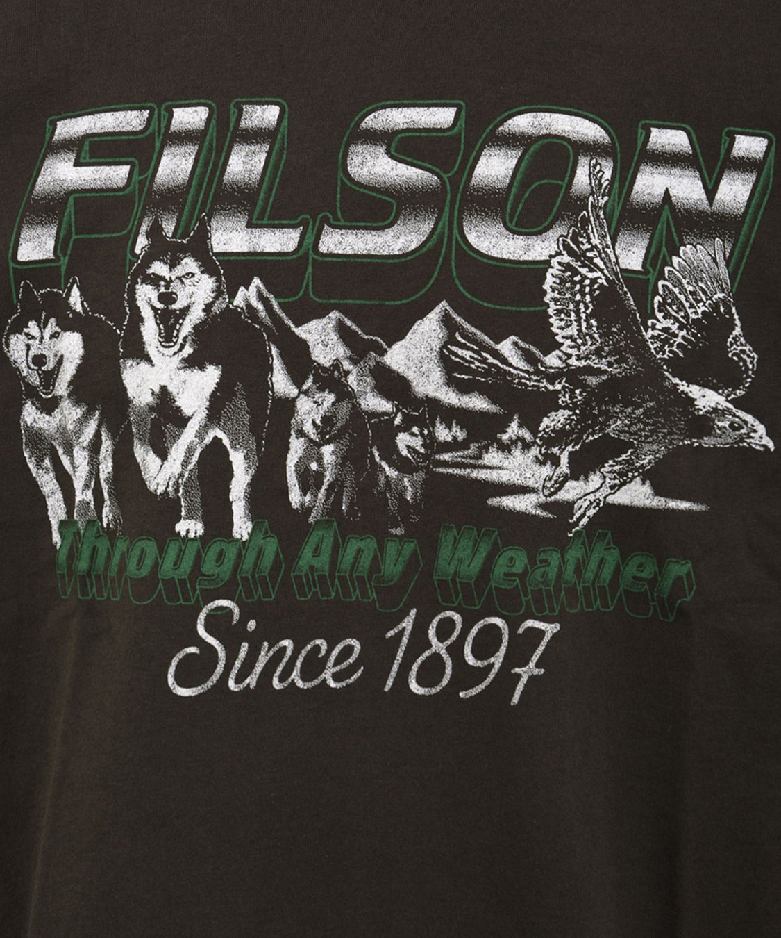 T-shirt Artic Moto Graphic FILSON Uomo - Nero