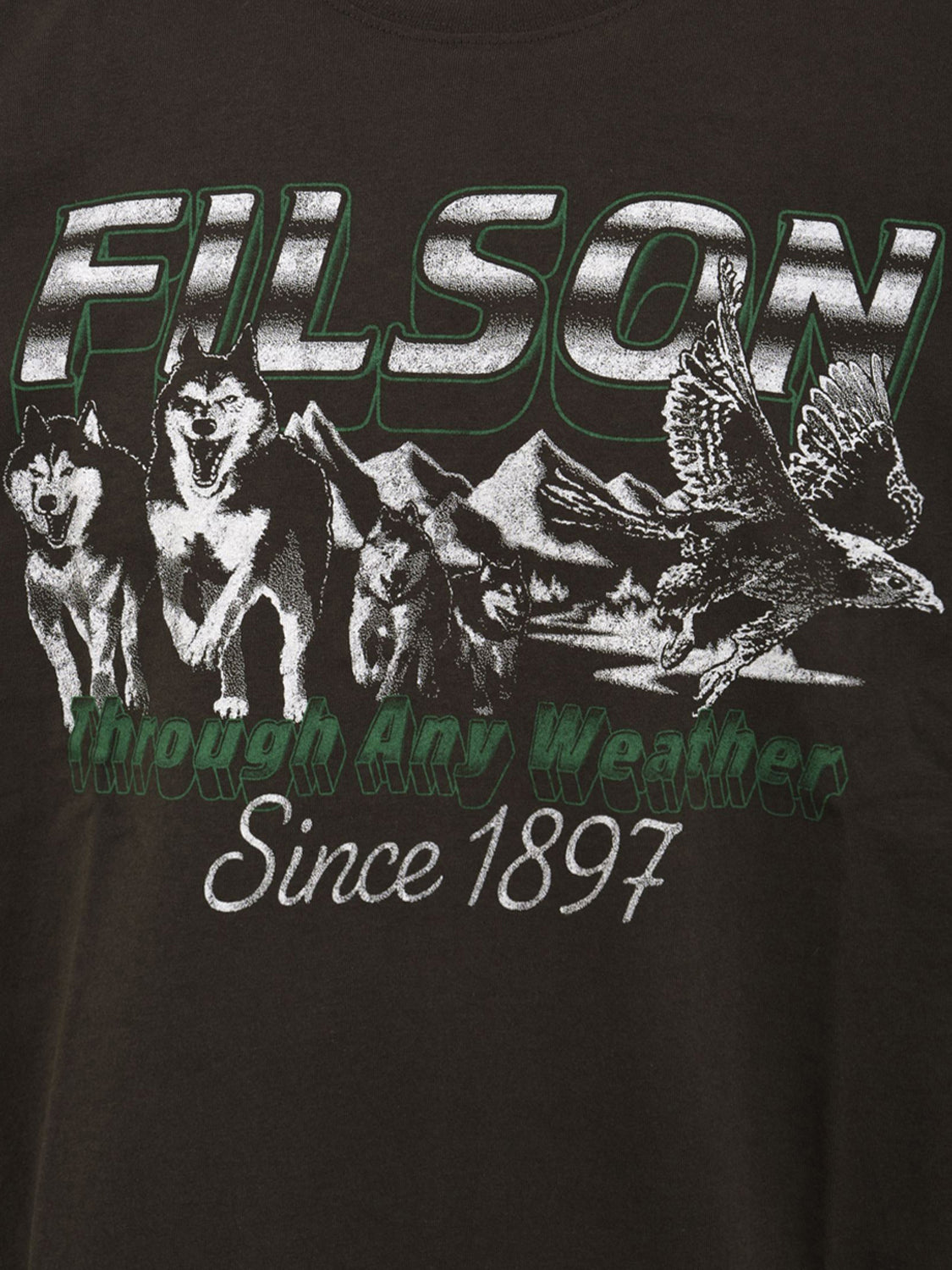 T-shirt Artic Moto Graphic FILSON Uomo - Nero