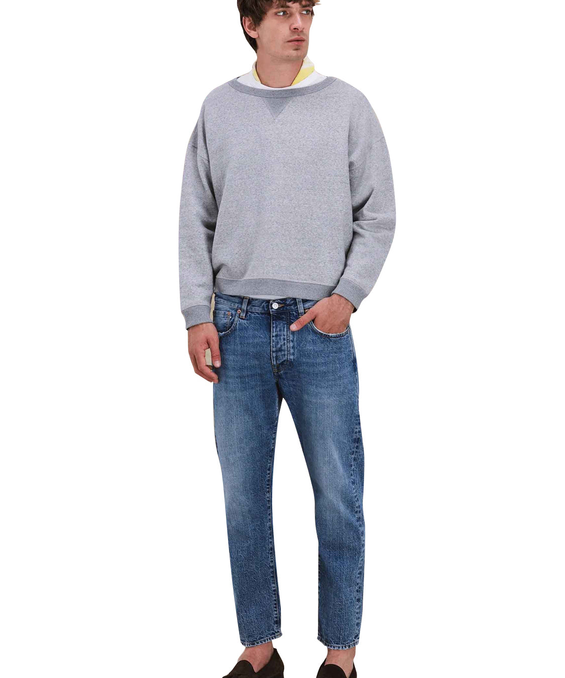 Jeans 965 John Japan Selvedge 5 tasche FORTELA Uomo - Stone Wash
