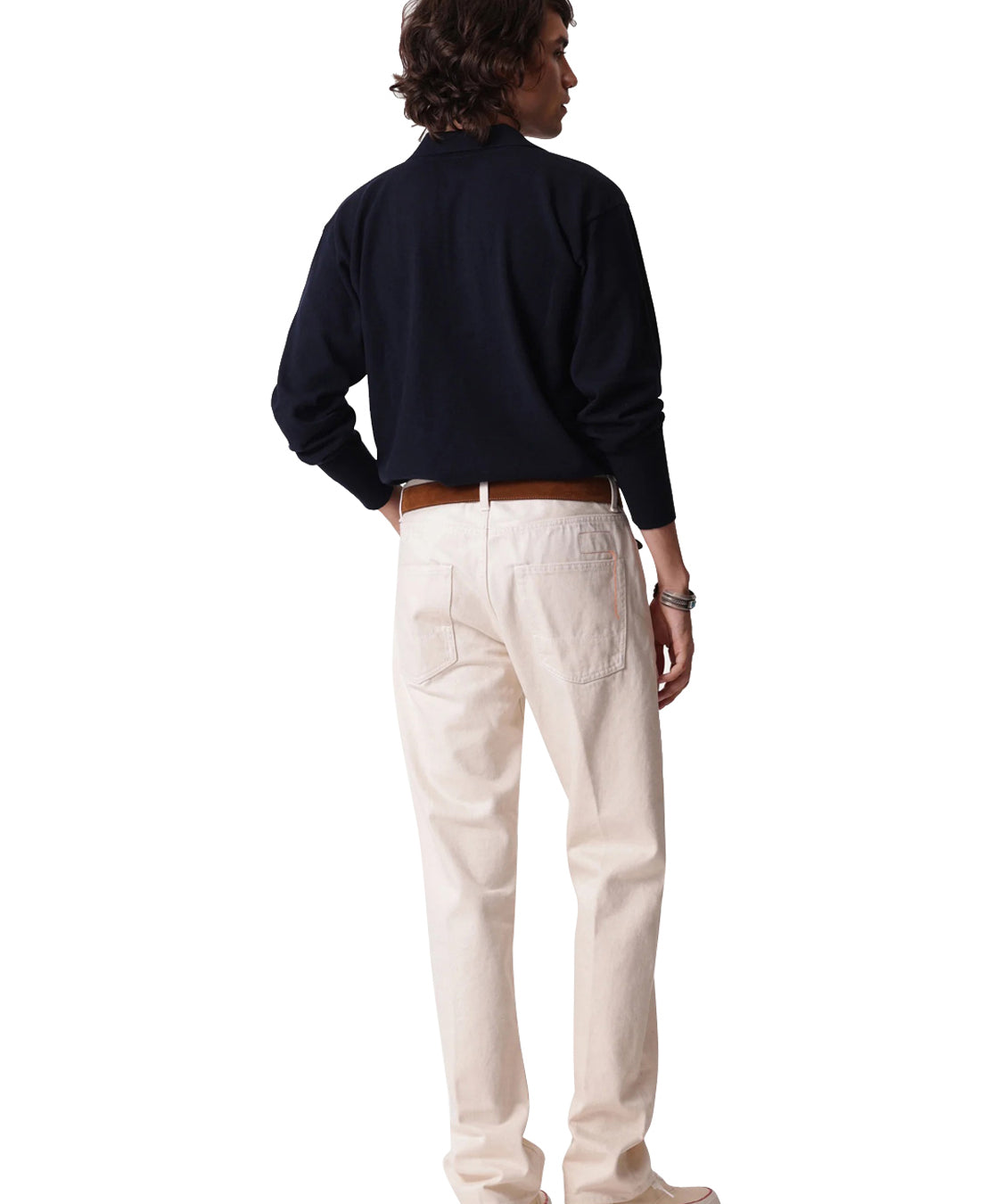 Jeans 965 John Japan Selvedge 5 tasche FORTELA Uomo - Ecru