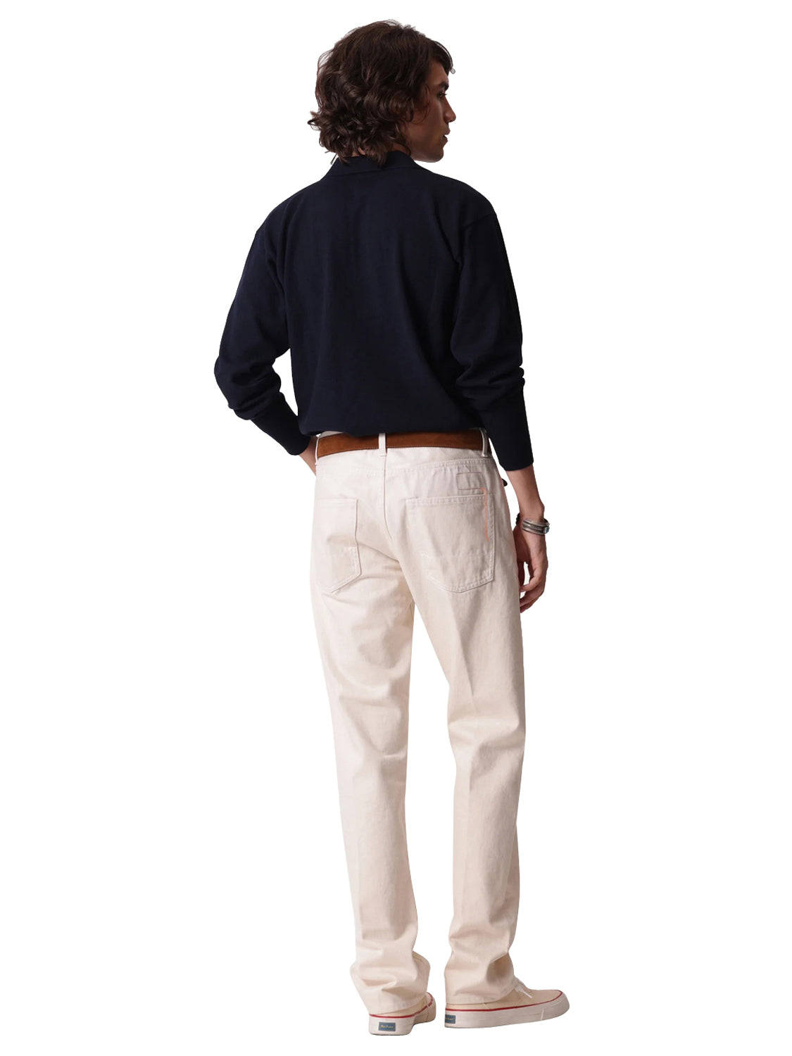 Jeans 965 John Japan Selvedge 5 tasche FORTELA Uomo - Ecru
