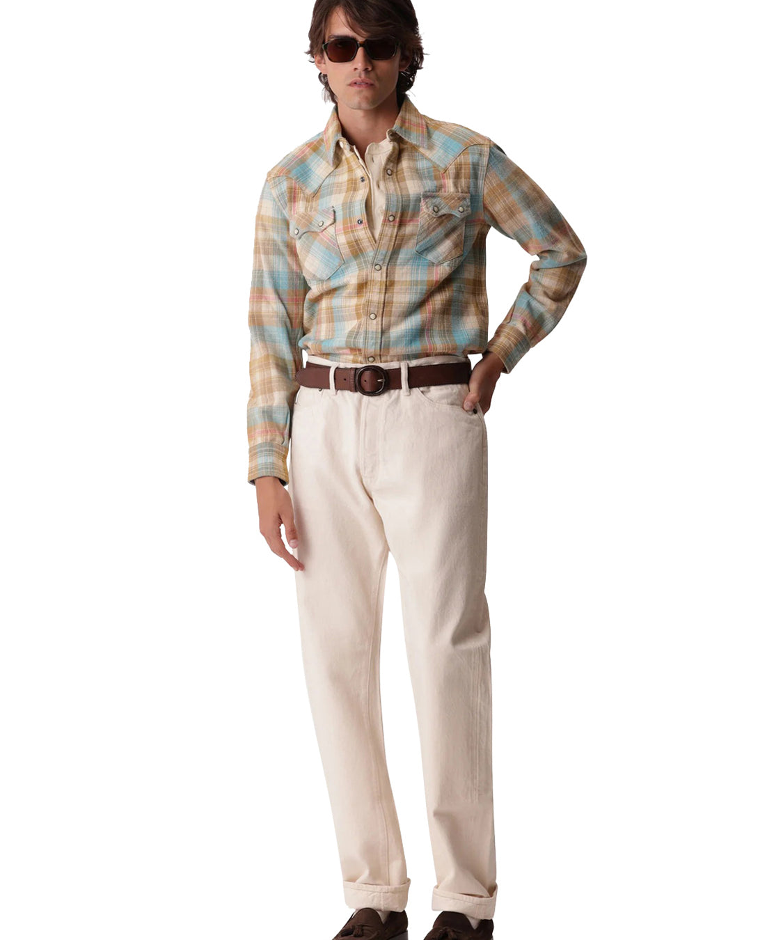 Camicia Josh checkered cotton western FORTELA Uomo - Multicolore
