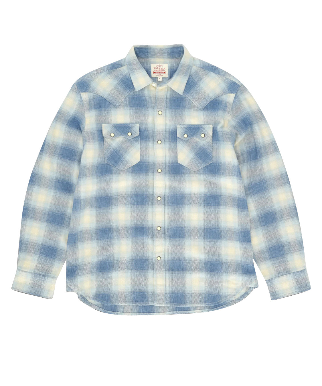 Camicia Josh Texan cotton check FORTELA Uomo - Blue