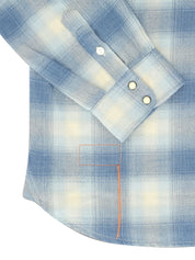 Camicia Josh Texan cotton check FORTELA Uomo - Blue