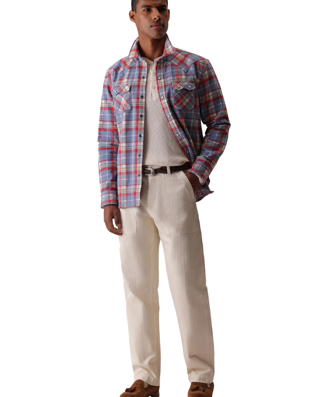 Camicia Josh Texan cotton check FORTELA Uomo - Multicolore