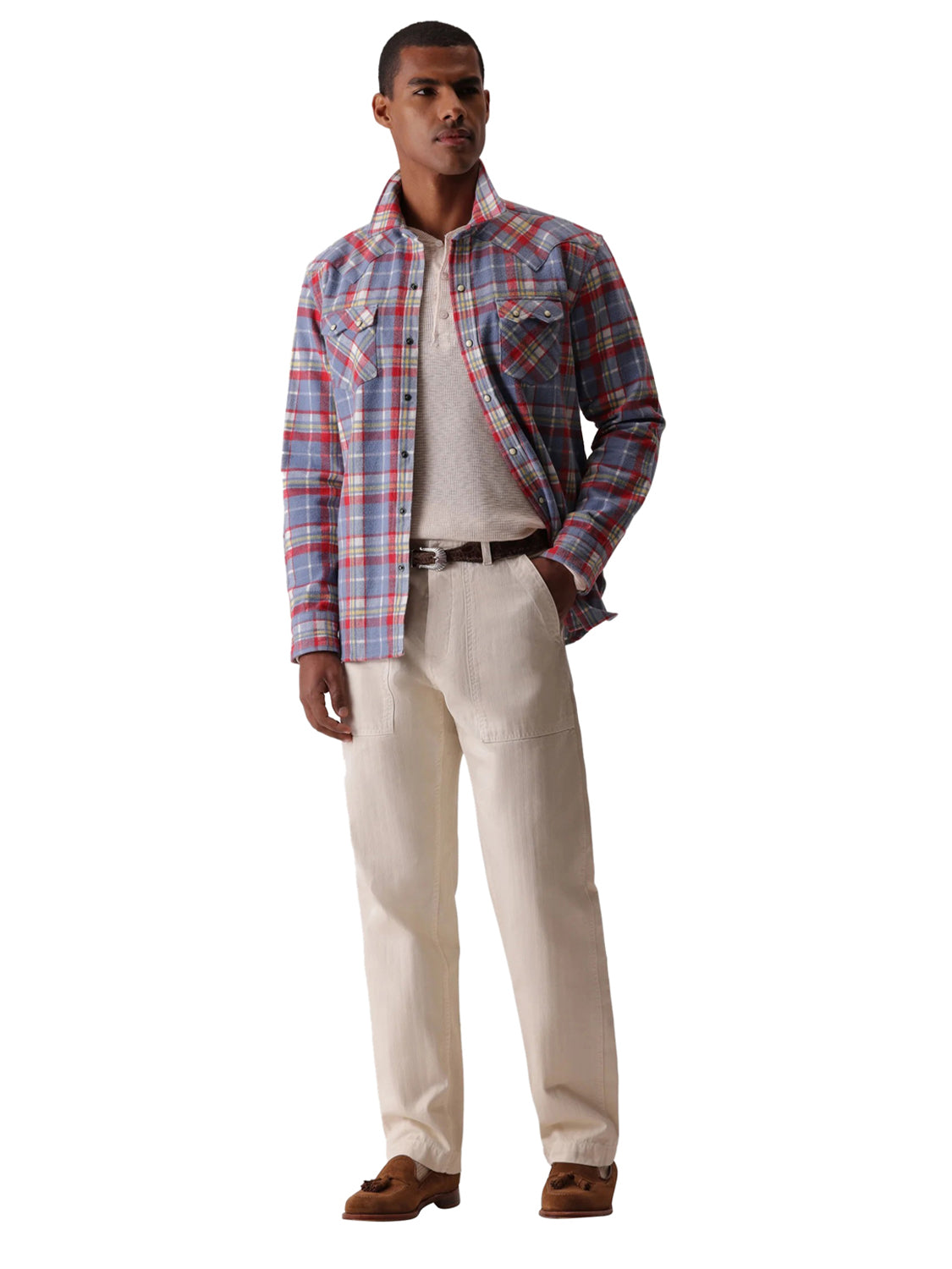 Camicia Josh Texan cotton check FORTELA Uomo - Multicolore