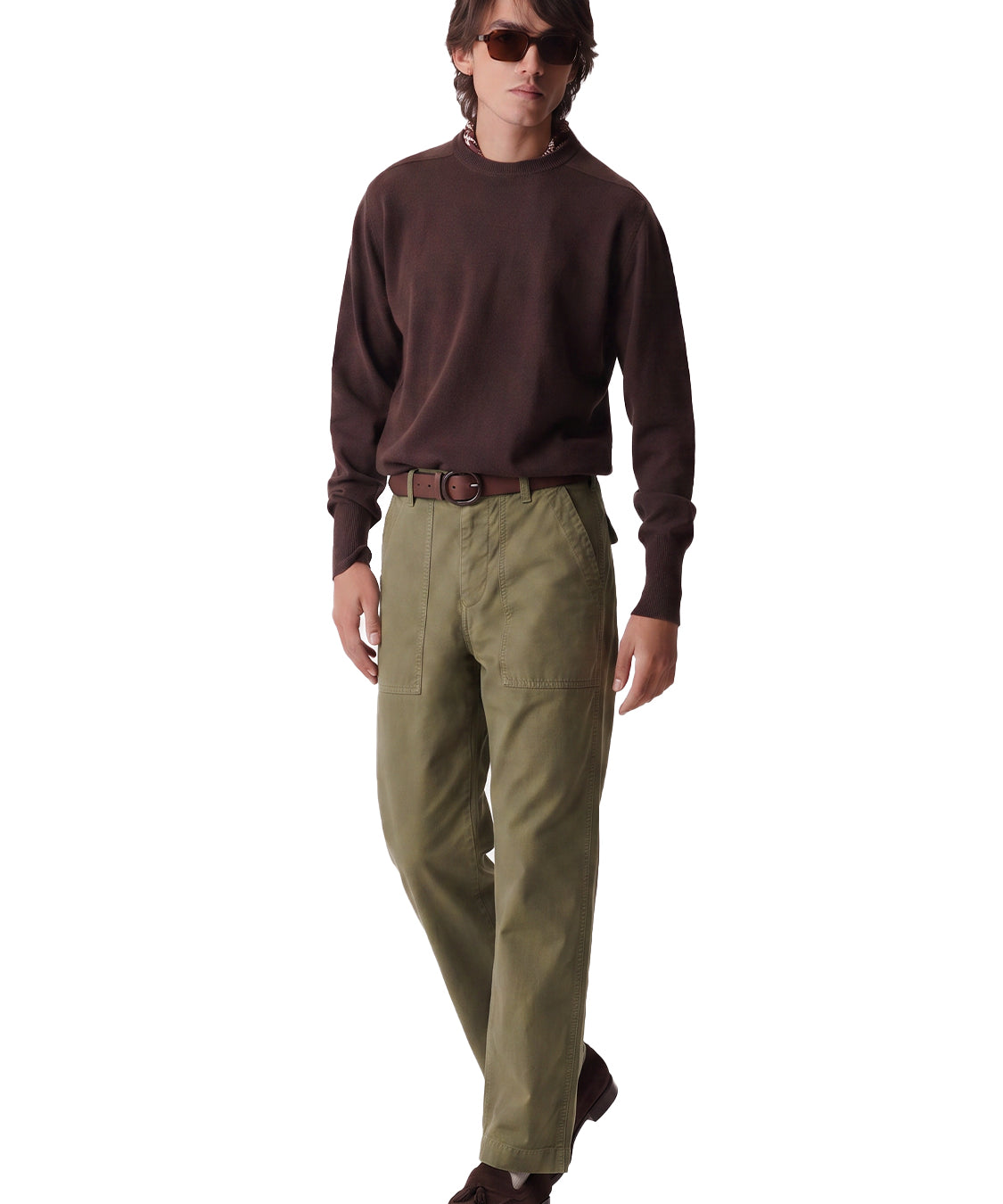 Pantalone Newfatigue cotton herringbone FORTELA Uomo - Verde