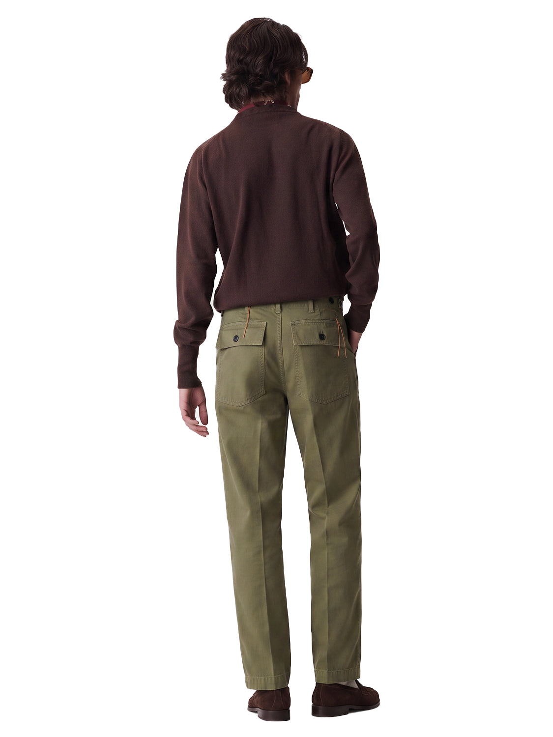 Pantalone Newfatigue cotton herringbone FORTELA Uomo - Verde