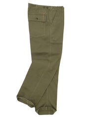 Pantalone Newfatigue cotton herringbone FORTELA Uomo - Verde