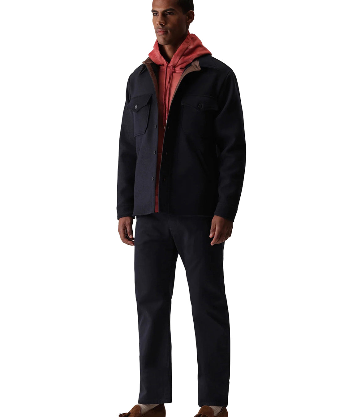 Camicia Ringo wool over FORTELA Uomo - Blue