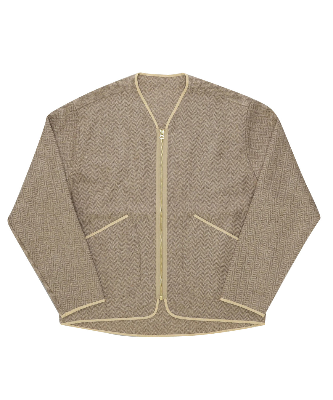 Giubbotto Sherpa wool herringbone FORTELA Uomo - Beige