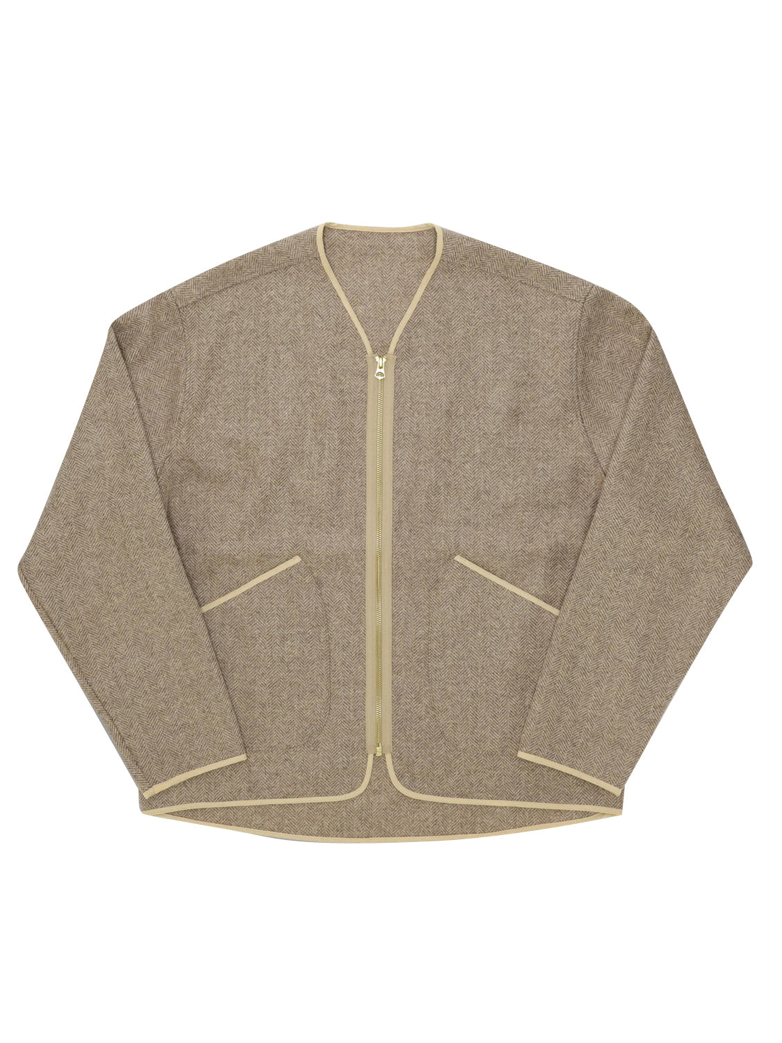 Giubbotto Sherpa wool herringbone FORTELA Uomo - Beige