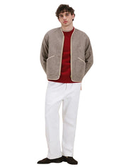 Giubbotto Sherpa wool herringbone FORTELA Uomo - Beige