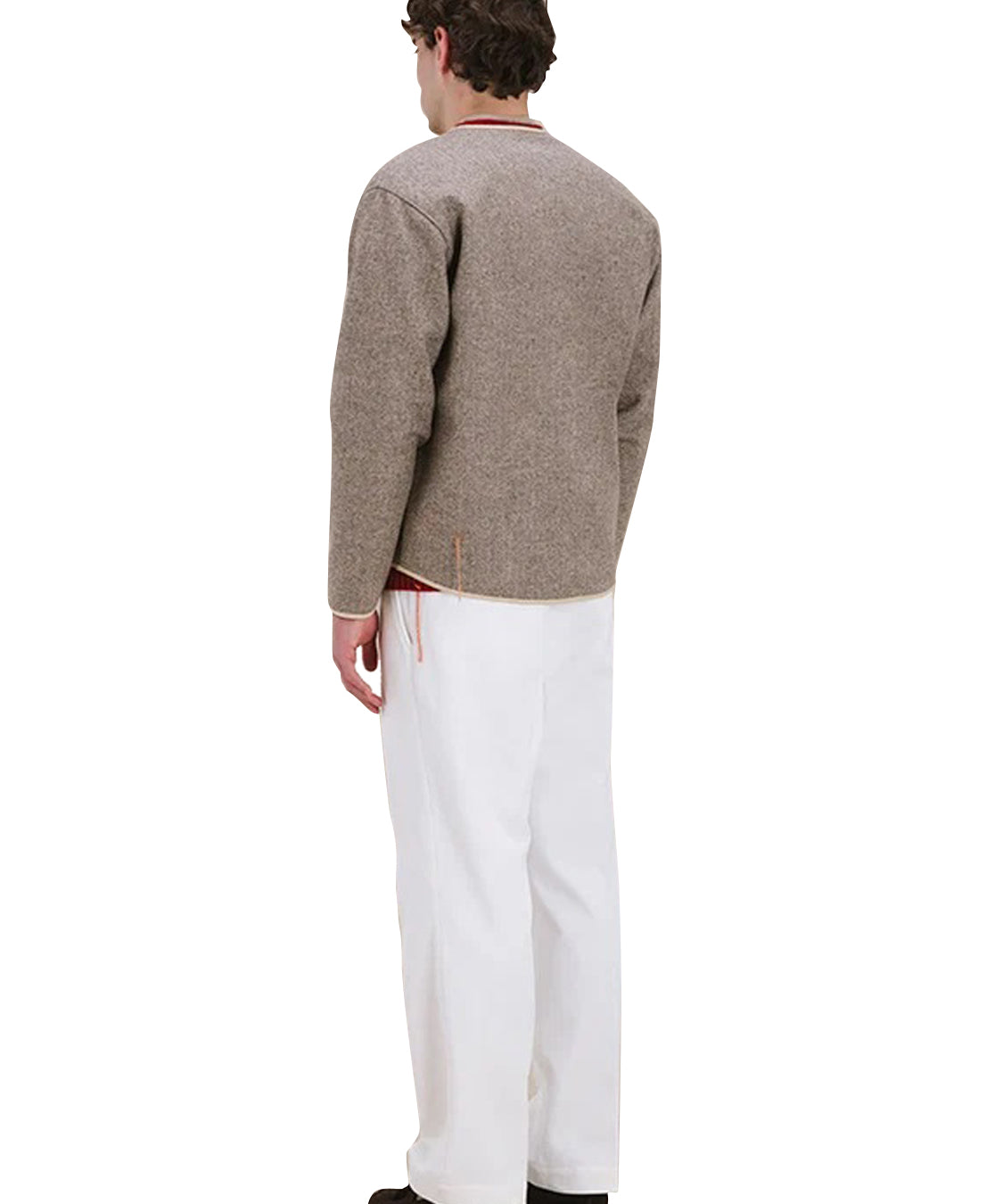 Giubbotto Sherpa wool herringbone FORTELA Uomo - Beige