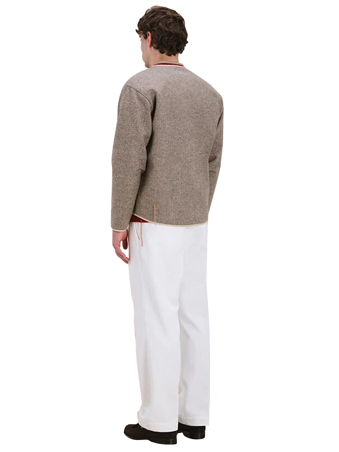 Giubbotto Sherpa wool herringbone FORTELA Uomo - Beige