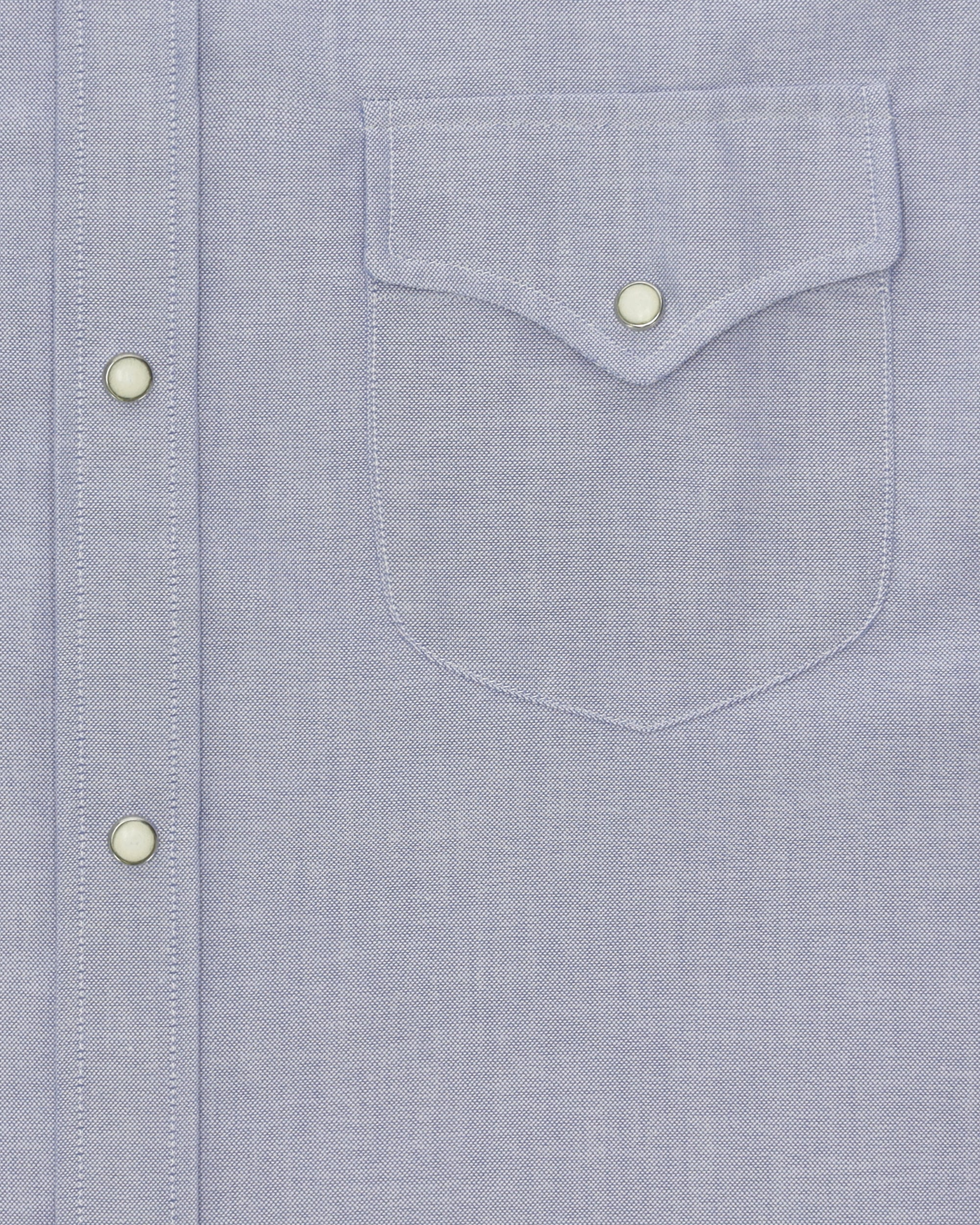 Camicia Tex Oxford cotton western FORTELA Uomo - Blue