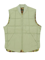 Gilet Vest2 nylon con interno camouflage FORTELA Uomo - Verde