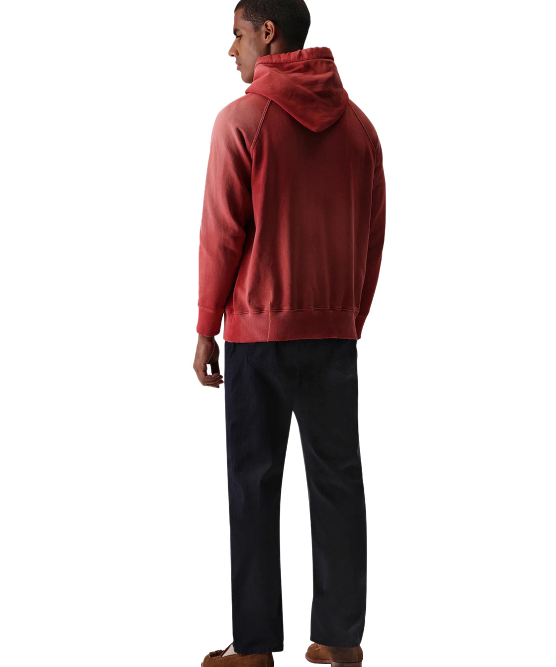 Felpa Vintagehood vintage pile con cappuccio FORTELA Uomo - Rosso