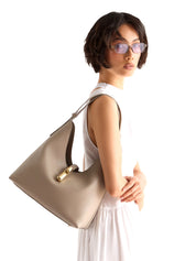 Borsa a spalla Goccia M FURLA Donna - Beige